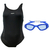 Kit Malla Enteriza Solid + Antiparra Isus Hydro