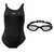 Kit Malla Enteriza Solid + Antiparra Isus Hydro en internet
