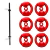 Kit Body Pump 30kg - Discos con Agarre + Barra 1,20cm + Topes