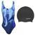 Kit Malla Enteriza Ocean + Gorra Silicona Hydro