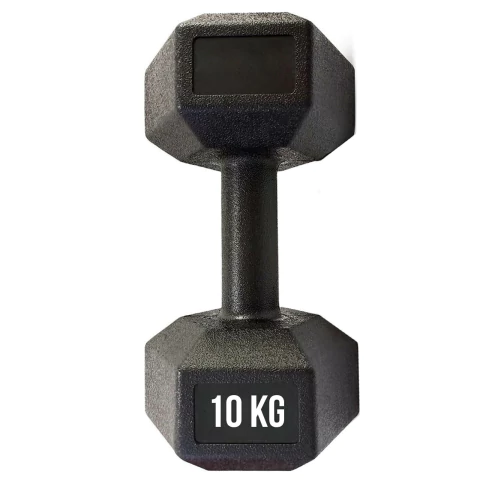Mancuerna 10kg PVC Hexagonal (Unidad)