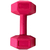 Mancuerna 1KG Hexagonal Pvc Rosa (Unidad)