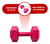Mancuerna 1KG Hexagonal Pvc Rosa (Unidad) - Unlimited Deportes | Tienda de Equipamientos Deportivos