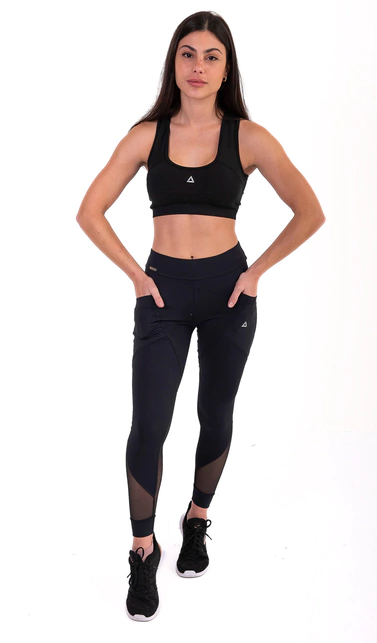 Calza de Tricot con Bolsillo y Tul Mujer - Cliza