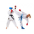 Kit Proteccion Taekwondo Guantes + Protector De Pie - Unlimited Deportes | Tienda de Equipamientos Deportivos