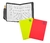Tarjetas de Arbitro Roja y Amarilla + Tarjetero