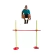 Imagen de Kit Coordinación N°2 Valla de Salto Regulable 7 Piezas + 4 Aros Hula Hula 70cm + 6 Conos de 18cm + 10 Conos Tortuga Flexibles