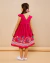 Vestido Infantil Jardim Fúcsia - comprar online