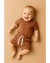Conjunto Bebê Masculino Camiseta e Shorts Malha - Marrom Claro - Mundo Coala Moda Infantil