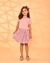 Conjunto Infantil Cropped e Saia de Lantejoula Rosê - Mundo Coala - comprar online