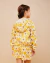 Conjunto Infantil Feminino Jaqueta e Shorts Margarida Amarelo