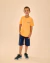 Conjunto Infantil Masculino Com Silk - Laranja - comprar online