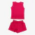 Conjunto Infantil Feminina Regata e Short Malha Canelada na internet