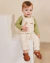 Jardineira Bebê Masculina com Bolso Natural