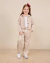 Calça Infantil Feminina Cotelê Wide Leg Bege - Mundo Coala Moda Infantil