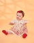 Vestido Bebê Joaninha com Calcinha – Off White