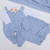Kit Saída Maternidade Bomber Azul Fumê - comprar online