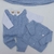 Kit Saída Maternidade Madri - Azul fume - Baby Encanto | Saídas Maternidade perfeitas para o seu bebê 