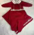 Kit Saída Maternidade Luiza Vermelho - comprar online