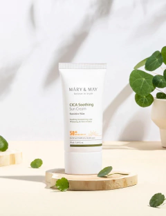 Mary&May - Vegan Cica Soothing Sun Cream SPF50+ PA++++ - comprar online