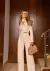 Conjunto Alfaiataria Calça Pantalona e Blazer Cropped