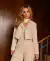 Conjunto Alfaiataria Calça Pantalona e Blazer Cropped na internet