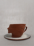 XÍCARA DE CERÂMICA ARTESANAL | TERRACOTA | 100ml