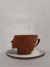 XÍCARA DE CERÂMICA ARTESANAL | TERRACOTA | 250 ml