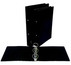 Carpeta Escolar Fibra Negra 3x40.