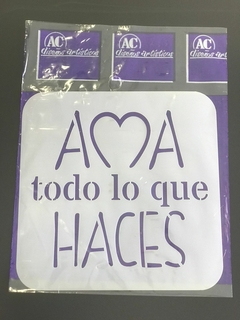 STENCIL 15X15 - VARIOS MODELOS - tienda online