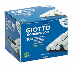 TIZA GIOTTO ROBERCOLOR X 100 BLANCO