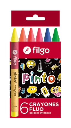 CRAYONES FILGO FLUO X 6