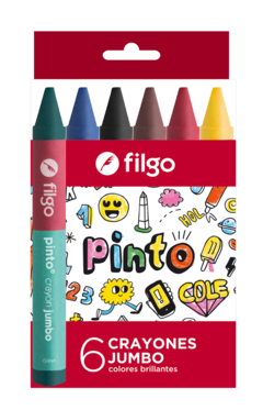 CRAYONES FILGO SUPER JUMBO X 6