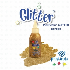 ADHESIVO GLITTER PLASTICOLA X 40 GRS.