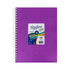 CUADERNO ESPIRAL TAPA DURA TRIUNFANTE x 120 Hojas Rayadas - comprar online