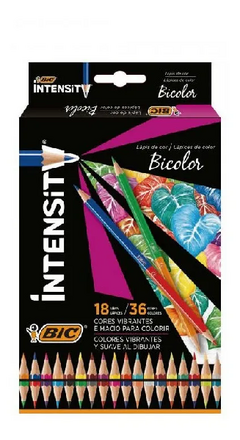 PINTURITA BIC INTENSITY BICOLOR X 36