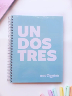 CUADERNO 123 N°7 TRIUNFANTE LINEA LETRAS X 100 Hojas - SASA MAYORISTA