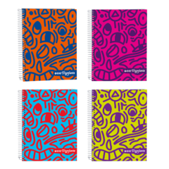 CUAD. TRIUNFANTE 123 N°7X 60H LINEA DOOBLE, RAYADO