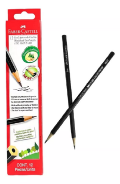 LAPIZ FABER 1205 Nº2= HB NEGRO