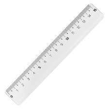 REGLA CRISTAL 15CM