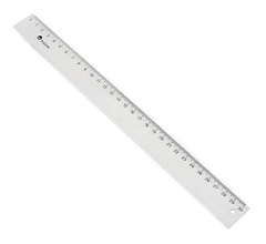Regla x 30 cm.
