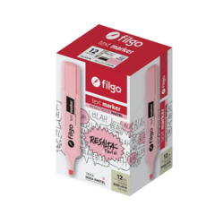 RESALTADOR FILGO TEXT MARKER PASTEL x 12 un