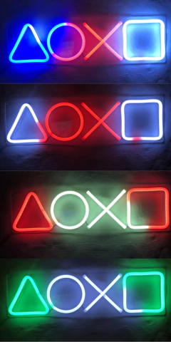 PLAYSTATION - NEON LED PIXEL en internet