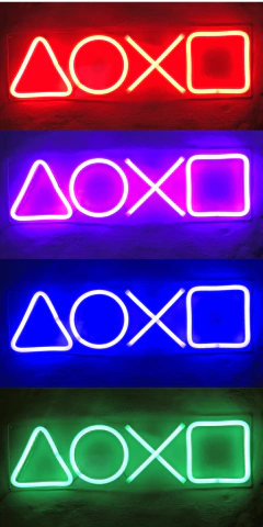 PLAYSTATION - NEON LED PIXEL