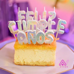 Velas Feliz Cumpleaños Láser