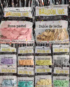 Globos Balloon Inc. x10 u. Colores pasteles en internet