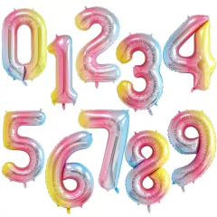 Número 32" Multicolor pastel - comprar online