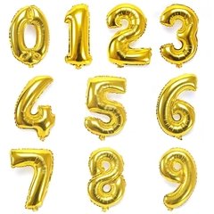 Numeros 16" Dorado