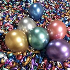 Globos Chrome 12" x5 u. - comprar online