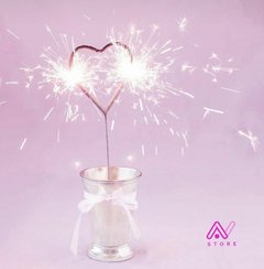 Velas Sparkler Corazón en internet